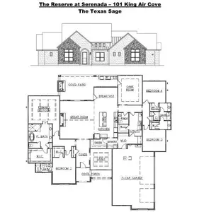 New construction Single-Family house 101 King Air Cv, Georgetown, TX 78628 - image