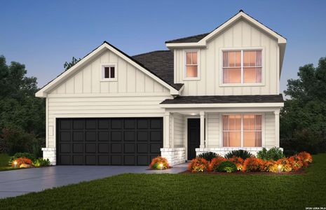 New construction Single-Family house 956 Heartseed Ave, New Braunfels, TX 78130 plan Dinero - image