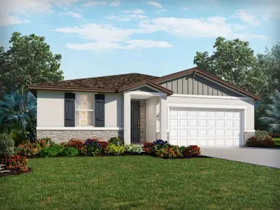 New construction Single-Family house 1772 Coolridge Pl, Zephyrhills, FL 33541 plan Foxglove - image