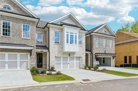 New construction Townhouse house 5679 Broad River Vw, Unit 438, Peachtree Corners, GA 30092 plan The Ellington - image