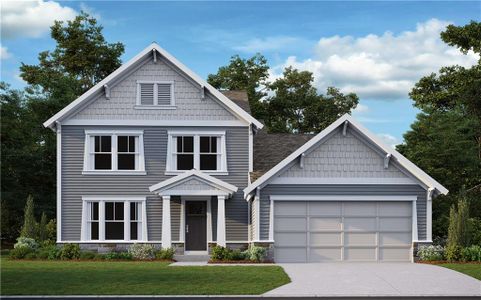 New construction Single-Family house 645 Crystal Lake Pkwy, Hoschton, GA 30548 Charles- photo 0