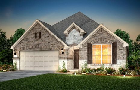 Pulte Homes, Sheldon elevation F, rendering