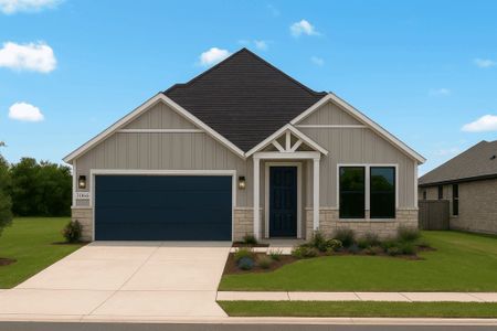 New construction Single-Family house 1312 Tanbark Dr, Kaufman, TX 75142 plan The Mason - image