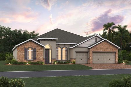 New construction Single-Family house 3802 Wolves Creek Pl, Apopka, FL 32712 plan Brookhaven Fl - image