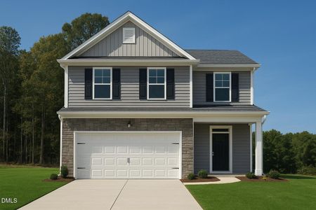 New construction Single-Family house 189 Pecan Valley Wy, Four Oaks, NC 27524 Hidden Creek II- photo 0