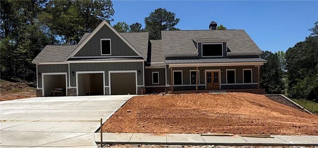 New construction Single-Family house 1429 Willowbend Pl, Monroe, GA 30655 plan (GA) Bentley A 3 Front Entry - image