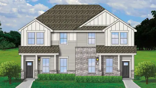 New construction Duplex house 138 International St, Buda, TX 78610 plan Juniper - image