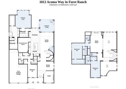 New construction Single-Family house 1812 Acoma Wy, Flower Mound, TX 76226 plan 223 - image