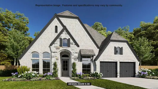 New construction Single-Family house 629 Borchers Blvd, New Braunfels, TX 78132 plan 2944W - image