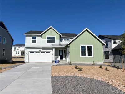 New construction Single-Family house 39679 Torktown Terrace, Elizabeth, CO 80107 Aspen- photo 0