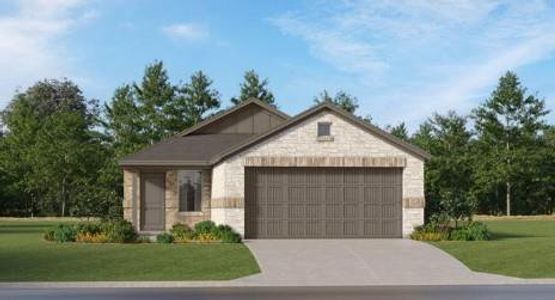 New construction Single-Family house 22631 Downy Hawthorn Drive, New Caney, TX 77357 Kitson- photo 0