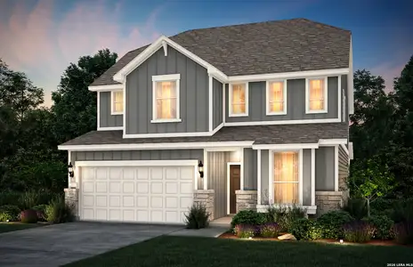 New construction Single-Family house 4851 Conch Shell, San Antonio, TX 78245 plan Saddlebrook - image