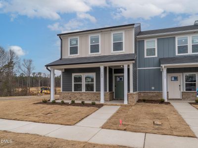 New construction Townhouse house 702 Southland Dr, Zebulon, NC 27597 plan Lakewood - image
