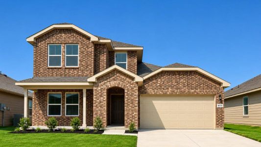New construction Single-Family house 16725 Hudson Prairie Wy, Fort Worth, TX 76247 plan Midland - image