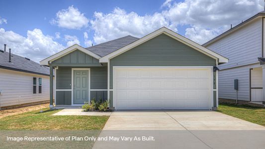 New construction Single-Family house 387 Low Pasture Trl, Maxwell, TX 78656 plan The Caprock - image