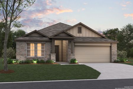 New construction Single-Family house 1028 Amber Lk, Seguin, TX 78155 plan Esparanza - image