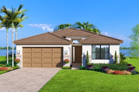 New construction Single-Family house 12320 Sw Calm Pointe Ct, Port St. Lucie, FL 34987 plan Abaco II - image