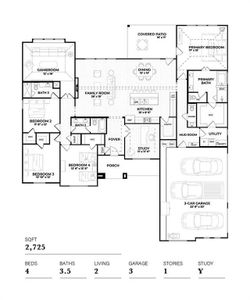 New construction Single-Family house 160 Marie Ln, Waxahachie, TX 75167 plan Stockyard - image