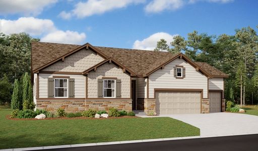 New construction Single-Family house 4735 Twelve Oaks Wy, Castle Rock, CO 80104 Decker- photo 1 1