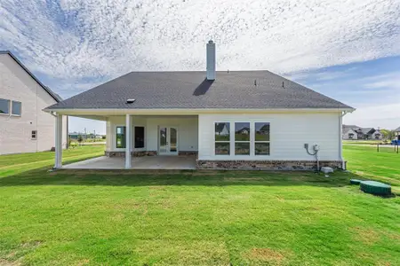 New construction Single-Family house 12108 Crystal Dr, Krum, TX 76249 Bluebonnet SE- photo 0