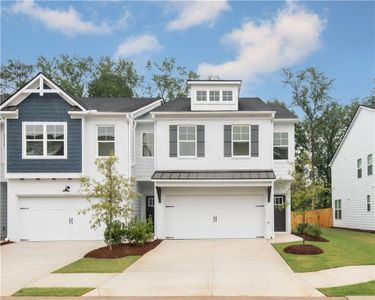 New construction Townhouse house 1577 Aiden Wy, Unit 39, Conyers, GA 30013 plan Linton - image