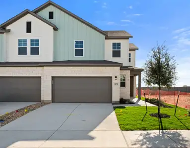 New construction Duplex house 304 Emerie Wy, Georgetown, TX 78626 plan Bryant - image