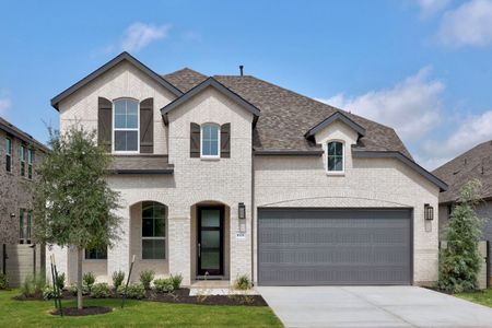 New construction Single-Family house 1606 Crimson Sunset Dr, Georgetown, TX 78628 plan Middleton - image