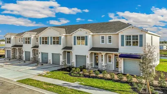 New construction Townhouse house 10707 Tiger Lily Dr, Venice, FL 34293 plan Pearson - image