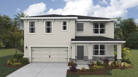 New construction Single-Family house 10916 Rabbit Grove Trl, Parrish, FL 34219 plan Hayden - image
