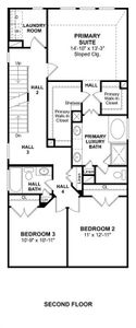 The Frances floor plan by K. Hovnanian Homes. 2nd floor shown. * Prices, plans, dimensions, features, specifications, materials, and availability or homes or communities are subject to change without notice or obligation.