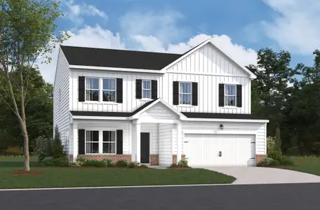 New construction Single-Family house 4425 Gehrig Ln, Raleigh, NC 27616 plan Franklin - image