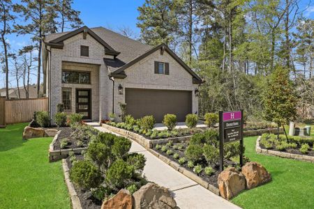 New construction Single-Family house 19355 Poppy Village Cir, Magnolia, TX 77355 Durham- photo 0