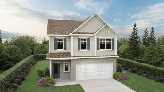 New construction Single-Family house 105 Vickers Point Dr, Fairburn, GA 30213 plan The Keswick - image