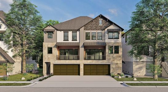 New construction Townhouse house 20646 Dynamic Court, Humble, TX 77338 Vail- photo 0