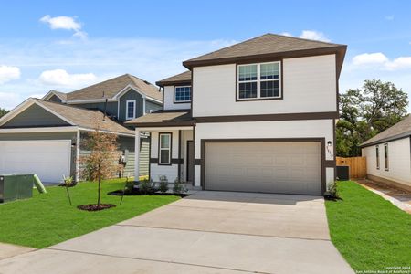 New construction Single-Family house 5910 Argea Path, San Antonio, TX 78253 Wisteria- photo 0