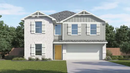 New construction Single-Family house 20204 Tester St, Manor, TX 78653 plan The Dawson - image