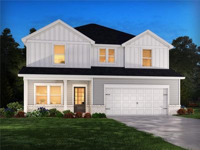 New construction Single-Family house 143 Ivey Township Drive, Dallas, GA 30132 Dakota- photo 0