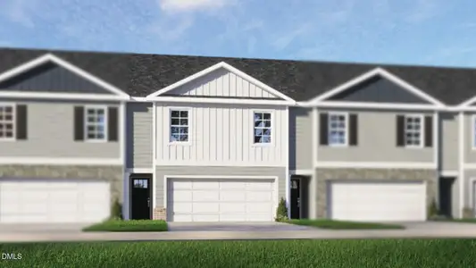 New construction Townhouse house 7152 Royal Ascot Dr, Whitsett, NC 27377 plan PATTISON - DRHE - image