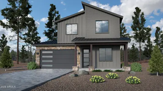 New construction Single-Family house 2318 S Polaris Wy, Unit lot 14, Flagstaff, AZ 86001 - image