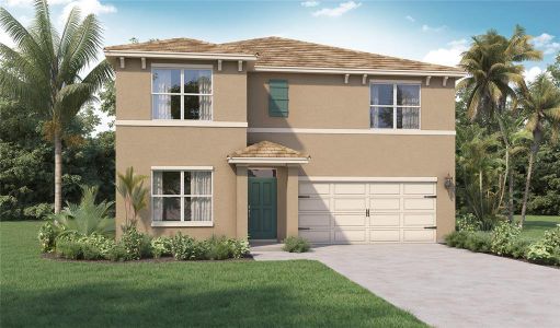 New construction Single-Family house 5271 Hayloft Dr, Apopka, FL 32712 plan Parker - image