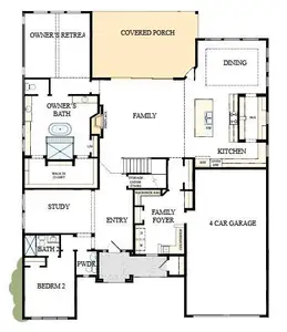 New construction Single-Family house 110 Rustica Bloom Trl, Willis, TX 77318 plan The Mendoza - image