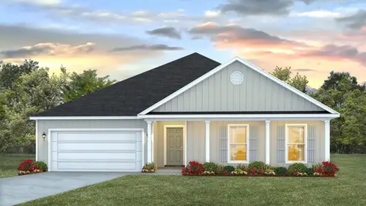 New construction Single-Family house 4894 Windrow Wy, Panama City, FL 32404 plan The Victoria - image