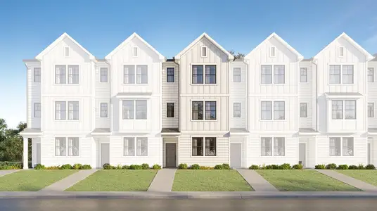 New construction Townhouse house 2316 Trawick Rd, Raleigh, NC 27604 plan Jackson - image