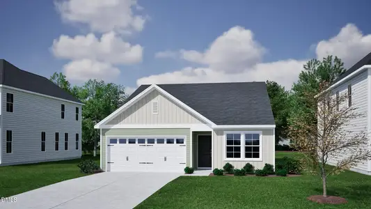New construction Single-Family house 188 Thomas Trl, Lillington, NC 27546 plan Lawrence - image
