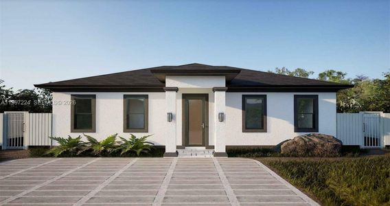 New construction Single-Family house 726 Clancy St E, Lehigh Acres, FL 33974 - image