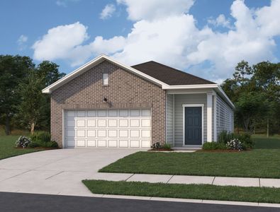 New construction Single-Family house 219 Enforcer Lp, Jarrell, TX 76537 Athena- photo 0 0