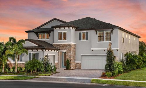 New construction Single-Family house 3386 Yellow Leaf Cir, Spring Hill, FL 34609 null- photo 0