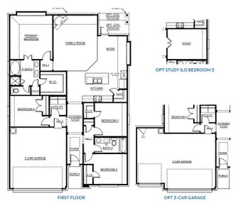 New construction Single-Family house 4049 Kitts Rd, Granbury, TX 76049 plan Concept 1790 - image