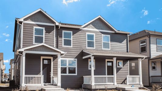 New construction Single-Family house 22372 E 7Th Pl, Aurora, CO 80018 plan Melbourne - image