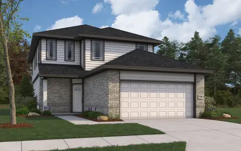 New construction Single-Family house 15940 Cy Young Ct, Splendora, TX 77372 plan Mansfield - image